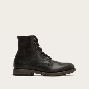 Frye Bowery Lace Up Stone Wash Leather